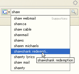 Google Suggest for Firefox